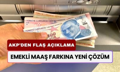 Emekli Maaş Farkına AKP'den Flaş Açıklama! Maaş Hesaplama Formülü