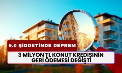 Konut Kredilerinde 9.0 Şiddetinde Deprem! 3 Milyon TL’nin Geri Ödeme Tutarı Değişti