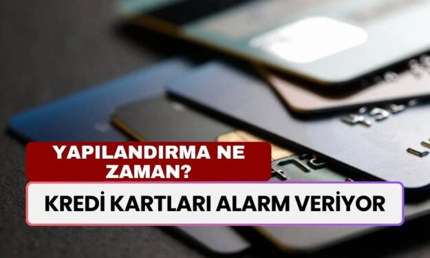 Kredi Kartları Alarm Veriyor! Bankaların Alacağı Yüzde 100’ü Aştı: Yapılandırma Ne Zaman Başlıyor?