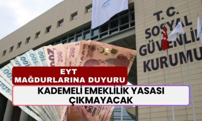 Kademeli Emeklilik Yasası Çıkmayacak!