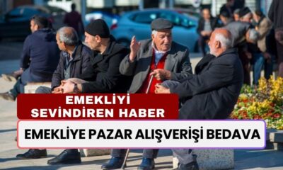 Emekliye Pazar Bedava! Ceplerinden Tek Kuruş Çıkmadan Pazarını Yapacak