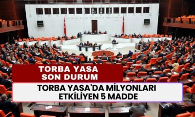 Torba Yasa'da Milyonlarca Vatandaşı Etkiliyen 5 Madde! 3600 Ek Gösterge, BAĞKUR 7200, Taşerona Kadro...