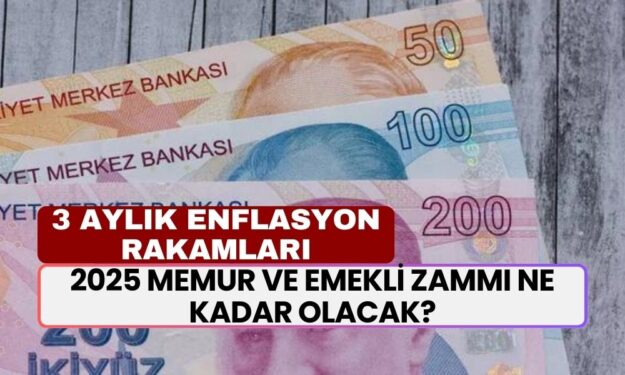 2025 memur ve emekli zammı ne kadar olacak? TÜİK 3 aylık enflasyon rakamları açıklandı