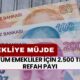 16 Milyon Emekli Bunu Bekliyordu! 12.500 TL Olan Maaşa İlave 2.500 TL Refah Payı! Tüm Emeklilere...