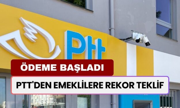 PTT'den Emeklilere REKOR TEKLİF! Şubeye Gelen 5-10-15-20 Bin TL'yi Cebe Koyup Geri Dönüyor