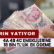 4A 4B 4C Emeklilerine 18 Bin TL’lik Sürpriz Ek Ödeme! Yarın Hesaplara Yatacak