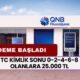 QNB Finansbank'tan TC Kimlik Sonu 0-2-4-6-8 Olanların Hesabına Trink 25.000 TL Yatıracak