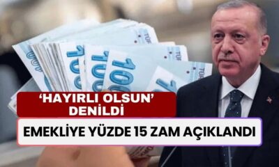 SSK ve BAĞKUR Emeklilerine Yüzde 15 Zam Hayırlı Olsun! Açıklama Yapıldı