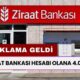 Ziraat Bankası'nda Hesabı Olanlara Tamı Tamına 4000 TL Verilecek