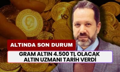 Gram Altın 4.500 TL Olacak! Altın Uzmanı Tarih Verdi: Şimdiden Biriktirmeye Başlayın