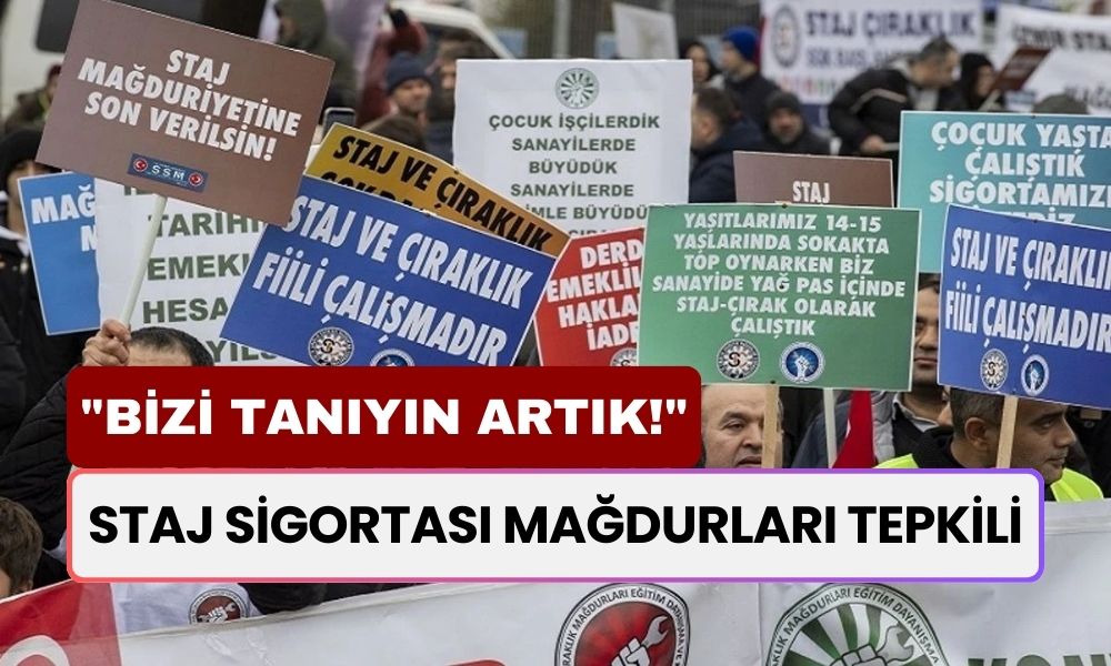 Stajyer ve Çıraklar: "Bizi Tanıyın Artık!" Staj Sigortası Mağdurları Tepkili