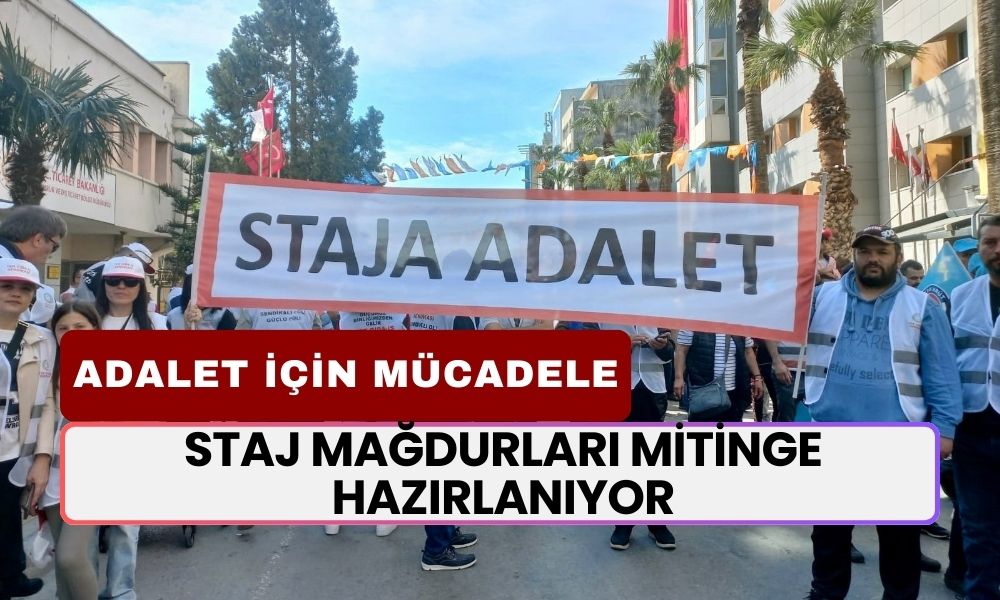 Staj ve Çıraklık Sigortası Mağdurları Adalet Mitingine Hazırlanıyor