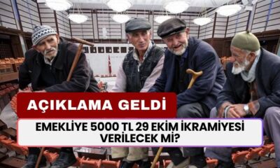 Emekliye 5000 TL 29 Ekim İkramiyesi Verilecek Mi? Açıklama Az Önce Yapıldı