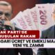 ASGARİ ÜCRET ve EMEKLİ MAAŞI Yeni Yıl Zammı! AK Parti'de Konuşulan Rakam Belli Oldu