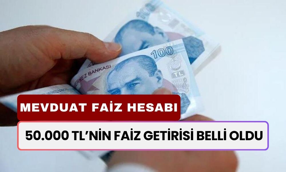 Yastık Altında 50 Bin TL'si Olanın Faizle Ne Kadar Kazanacağı Belli Oldu