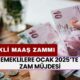 Emeklilere Ocak 2025’te Zam Müjdesi: En Düşük Emekli Maaşı 15.000 TL'ye Çıkıyor!